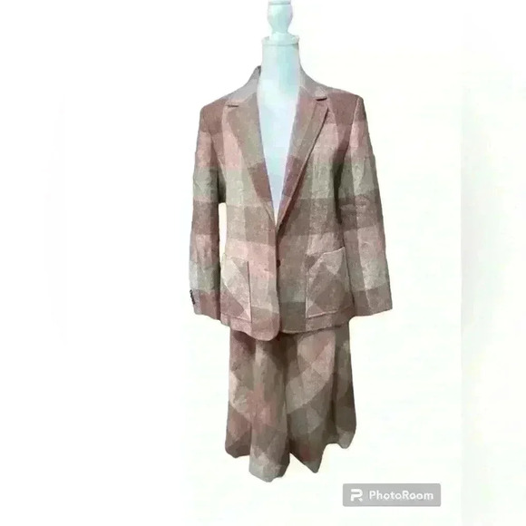 Vintage 2 Piece Suit Skirt Set - Picture 1 of 3